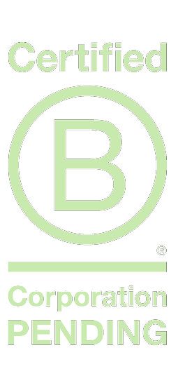 B Corp Pending Logo Mint Green